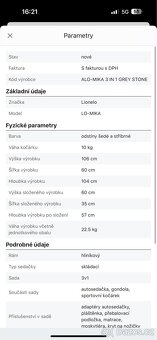 Multifunkční kočárek 3v1 Lionelo LO-MIKA - 14