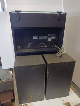 SHARP W11H musik center,věž Gramo,Rádio,Double deck - 14