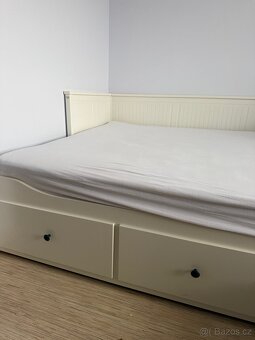 IKEA HEMNES rozkládací postel + 2 matrace + topper - 14