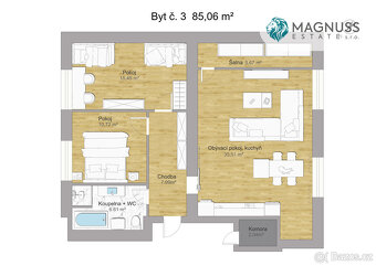 Prodej, byt 3+kk, 94 m2, Ostrava, ul. Na Bunčáku - 14