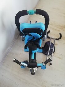 Tříkolka s madlem. Modrá. - 14