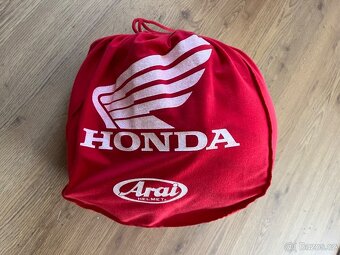 přilba/helma červená HONDA Arai Tour-X4, S, NOVÁ - 14