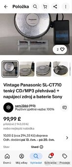 PANASONIC SL-CT710 DISCMAN CD MP3 TOP STAV - 14