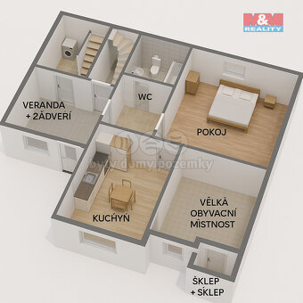 Prodej 1/2 rodinného domu, 180 m², Úvaly, ul. Wolkerova - 14