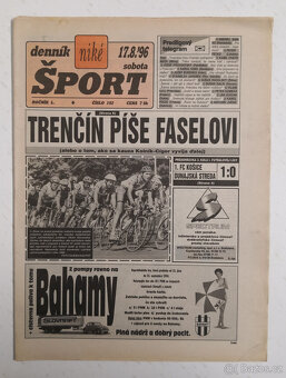 Staré noviny Denník Šport 2 - 14