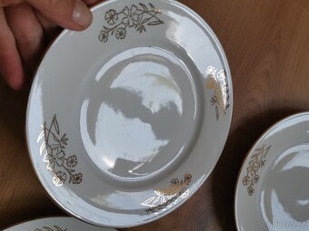 4x talíř, československý porcelán - 14