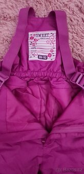 dívčí zimní kombinéza Tchibo vel. 86/92 + zdarma čepice - 14