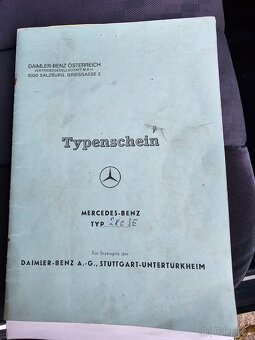 Mercedes-Benz W126 280 SE-Rakúske doklady - 14