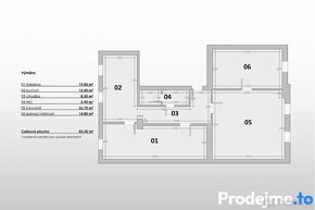 Pronájem komerčních prostor 3+1, 87 m2 - Jarošova, Znojmo - 14