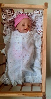 BABY Born - holčička, čůrací (Zapf Creation) -nočník,vanička - 14