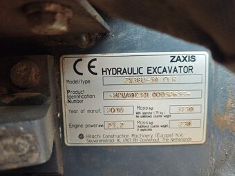 Pásový Minibagr Hitachi ZX38U-5A - 14