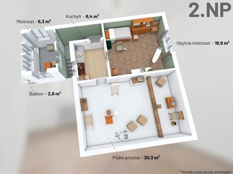 Prodej rodinného domu a pozemku 1 114 m² - Bučovice - Černčí - 14