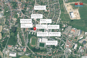 Pronájem bytu 1+1, 40 m², Milevsko, ul. J. A. Komenského - 14