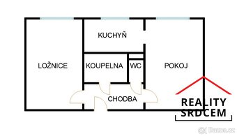 Pronájem bytu v os. vlast. 2+1/55 m2 na ul. Nedbalova, Karvi - 14
