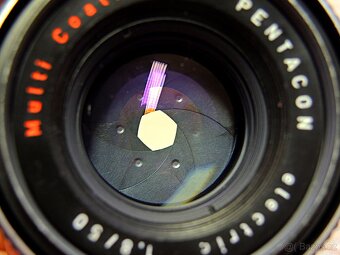Praktica PLC 3 + 50/1.8 electric MC (M42) + příslušenství - 14