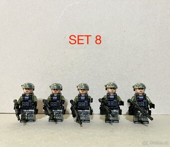 Rôzne sety vojakov (8ks) - typ lego, nové, nehrané - 14