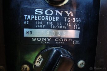 Kotoučový magnetofon Sony TC-366 - 14