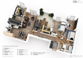 Prodej bytu 3+kk, 90 m2 s terasou a parkovacím stáním - Prah - 14