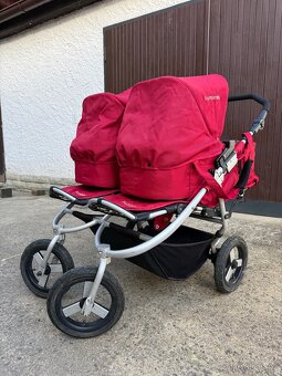 Bumbleride dvojkočár červený - 14