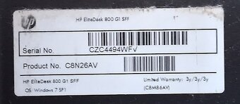 PC INTEL i5-4570+8GB RAM+120GB SSD+WINDOWS IHNED K PRODEJI - 14