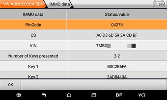 Klíč pro Škoda Volkswagen Seat a další.  Zařízení pro progra - 14