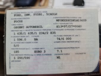 Ford Focus kombi 1,6 benzin - 14