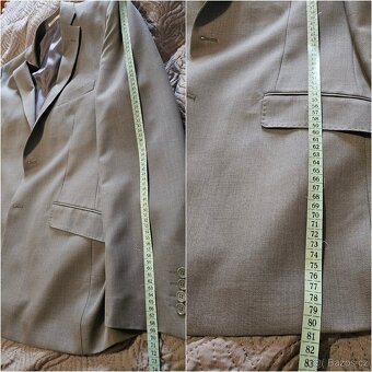 Pánský Oblek XL/XXL 58/50 Kalhoty + sako - 14
