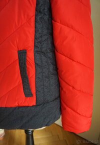 Dámská prošívaná červená zimní bunda Epister 2XL/42-44 - 14