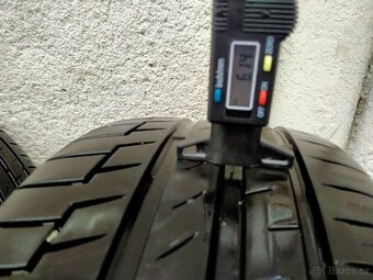 Alu kola, 7,5J x17, 5x114,3, ET 42, Pneu Continentál 4x6mm - 14