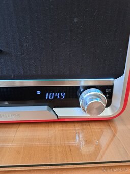 Rádio Philips ORD7100R/00, červená farba, "retro" - 14