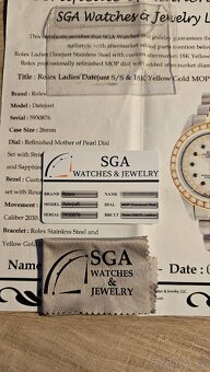 Rolex Datejust 26mm, dámské hodinky - 14