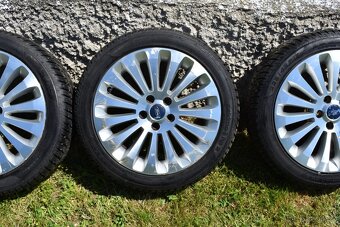 Alu kola 5x108 R17 - originál FORD (zánovní zimní pneu 9 mm) - 14
