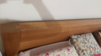 Manželská postel z dubového masivu - 14