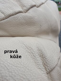 luxusní KOŽENÁ sedačka – DOPRAVA - 14