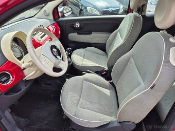 Fiat 500 LOUNGE,1.2i,51KW,KLIMA,PANORAMA,R.V.2012 - 14