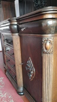 Starožitná komoda (sekretář) - 14