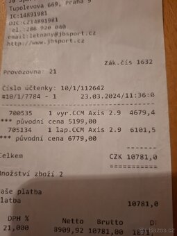 Lapacka a vyrazecka Axis 2,9 INT - 14