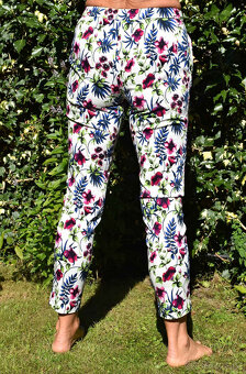 Letní kalhoty culottes Vendi a F&F vel. M(40) - 14