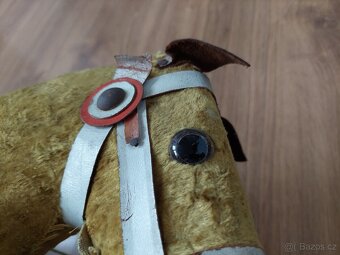 Starý houpací kůň koník - hračka retro vintage velice pěkný - 14