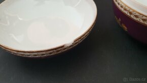 Starožitná miska s motivem milenců průměr 9 cm - 14