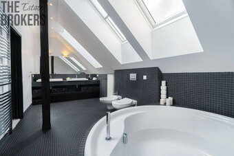 Pronájem luxusního mezonetového bytu, 170 m2, Praha 5, ul. H - 14