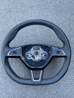 Zkosený vyhřívaný mutifunkční volant Škoda Superb, atd... - 14