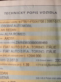 ALFA ROMEO 166 2.4 JTD 129kw - 14