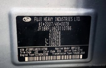 SUBARU OUTBACK 3,6 R benzín 260 HP - 14