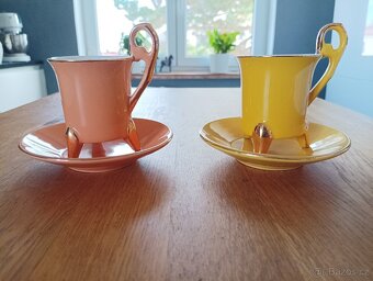 VINTAGE ESPRESSO ŠÁLKY GENEVIEVE LETHU FRANCIE - 14