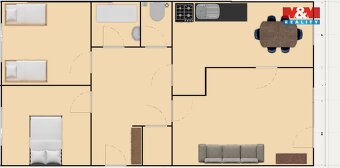 Pronájem bytu 3+1 v Praze 77m2, ul. Kálikova - 14