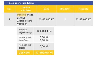Pohodlná kvalitní pohovka - gauč - 14