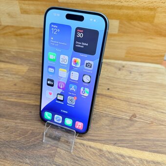IPhone 16 128GB, modrozelený, 100% baterie (rok záruka) - 14