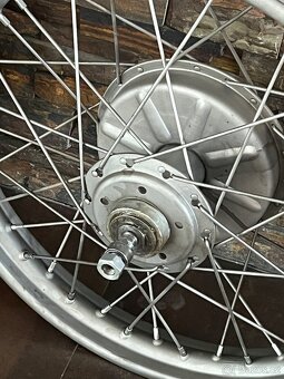 Prodám originál kola přední  a zadní Jawa 350 SV - předválka - 14