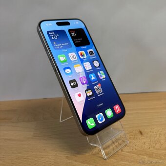 iPhone 15 Pro 256GB, nature, 100% baterie, eSIM (rok záruka) - 14
